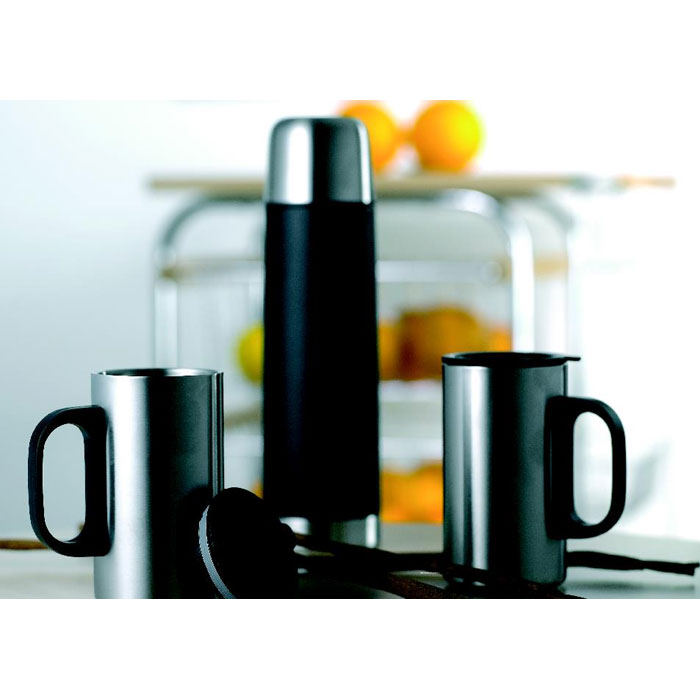 Bouteille isotherme 500 ml et 2 tasses personnalisée ISOSET