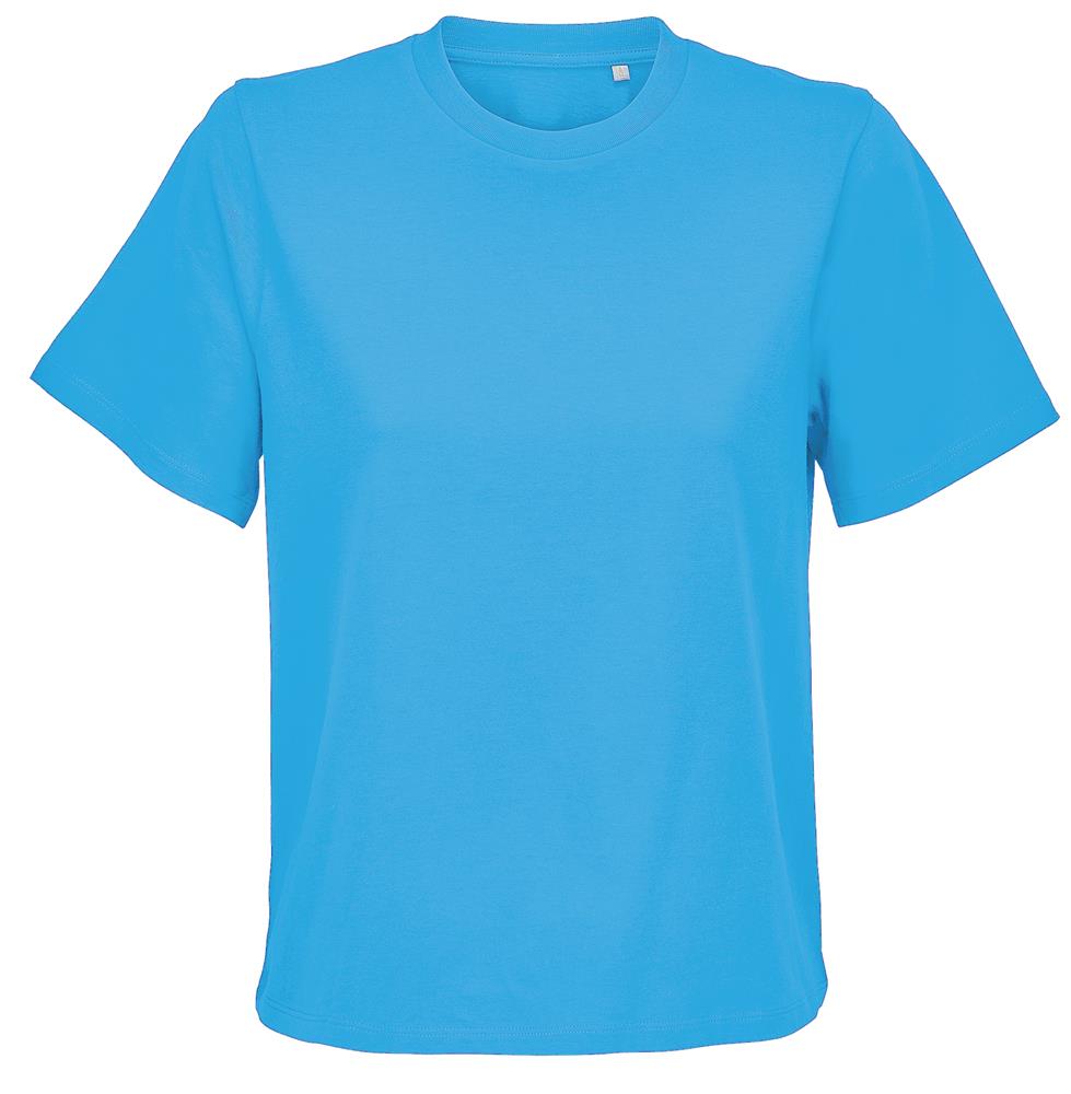 Tee-shirt femme coton peigné personnalisé LEGEND WOMEN, côté cœur
