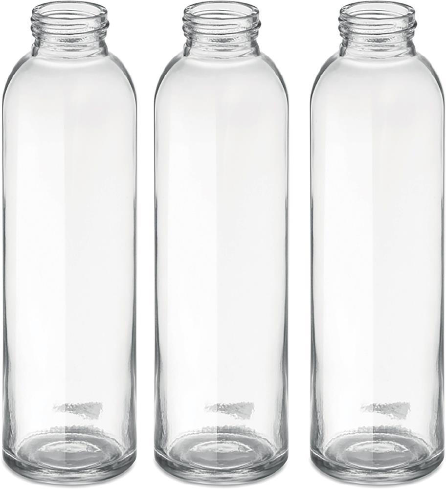 Bouteille en verre 750 ml personnalisée UTAH LARGE, tour complet