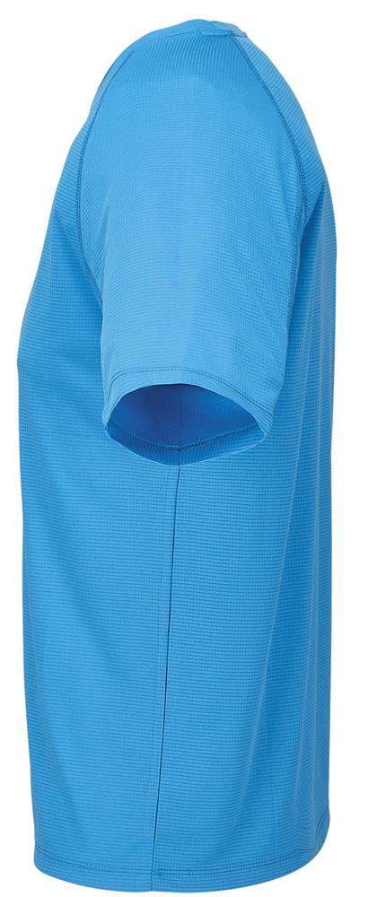 Tee-shirt raglan polyester recyclé personnalisé VORTEX, manche gauche