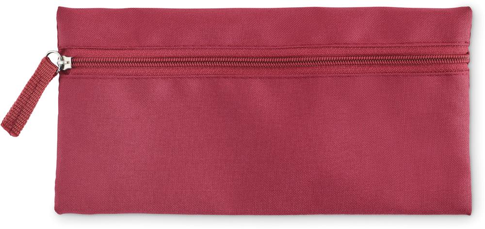 Trousse zippée RPET 300D personnalisée STUDY, devant