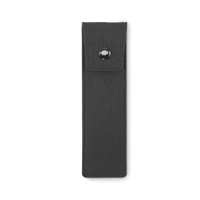 Étui à stylo feutre RPET personnalisé CENCIL, Noir