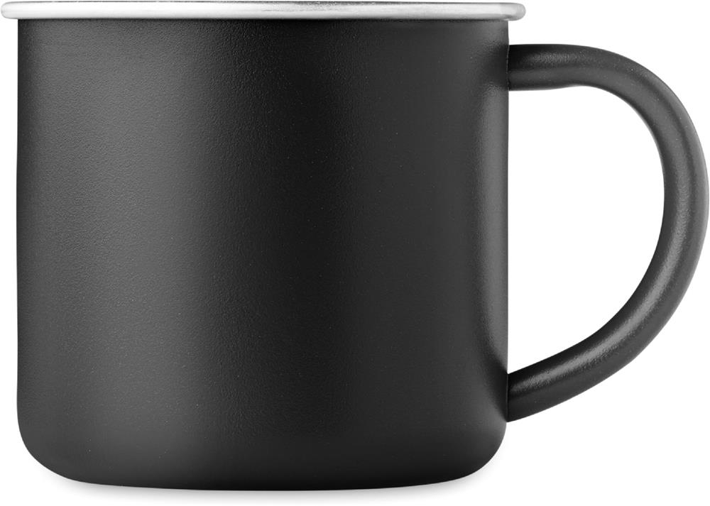 Mug inox recyclé 300 ml personnalisé CARIBU, droite