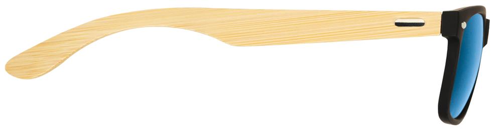 Lunettes de soleil bambou personnalisées CALIFORNIA TOUCH, pied droite