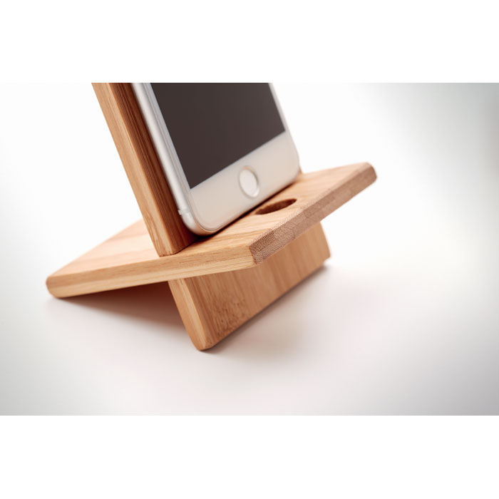 Support téléphone bambou FSC personnalisé WHIPPY