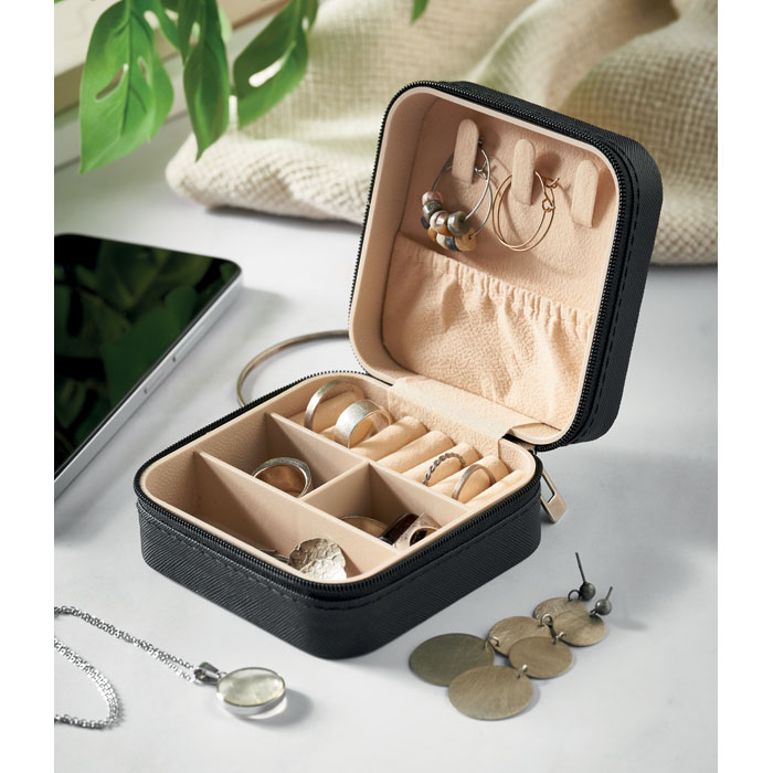 Boîte à bijoux de voyage PU personnalisée JULBOX