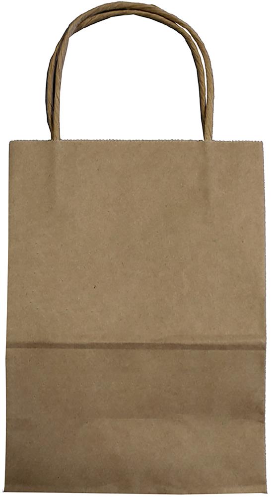Petit sac cadeau papier 150 g/m² personnalisé PAPER SMALL, dos (étiquette numérique)