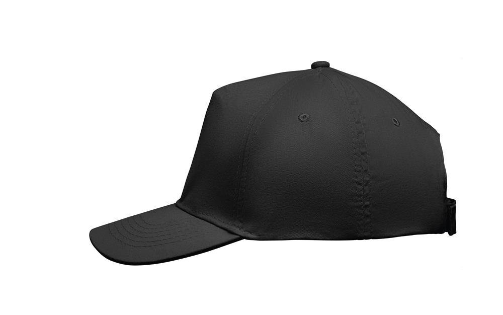 Casquette coton sergé 180 g/m² personnalisée SUNNY, côté gauche
