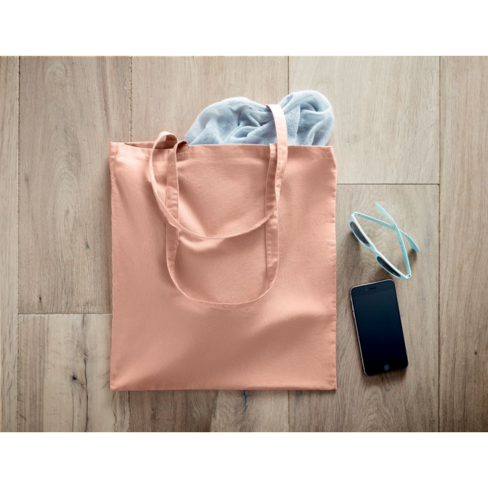 Tote bag coton bio 140 g/m² personnalisé ZIMDE COLOUR
