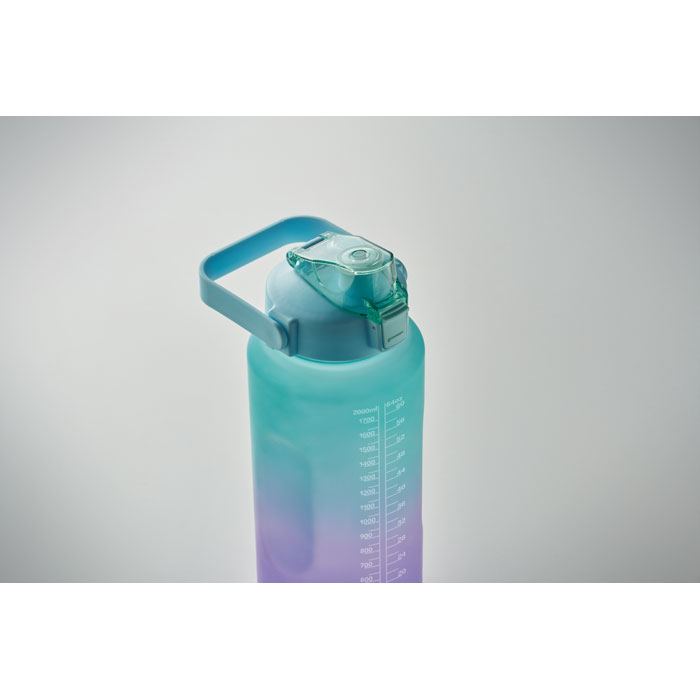 Bouteille d'eau RPET 2L personnalisée ACTIVATE MAX