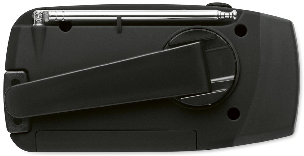 Radio portable solaire à manivelle personnalisée ONDA, manivelle