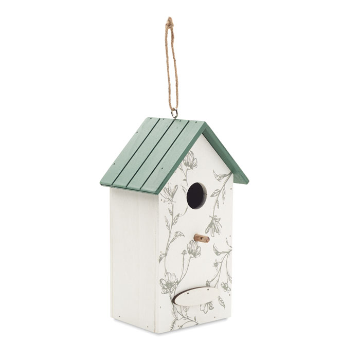 Nichoir à oiseaux en bois personnalisé GREENJAY