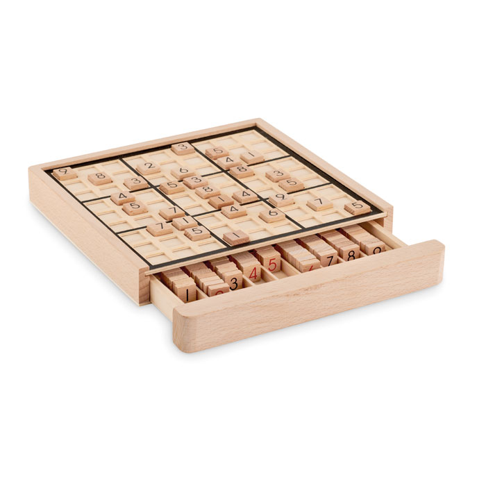Jeu de sudoku en bois personnalisé SUDOKU