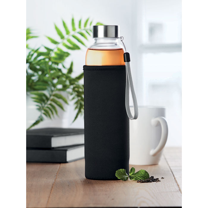 Bouteille verre borosilicate 500 ml personnalisée UTAH TEA