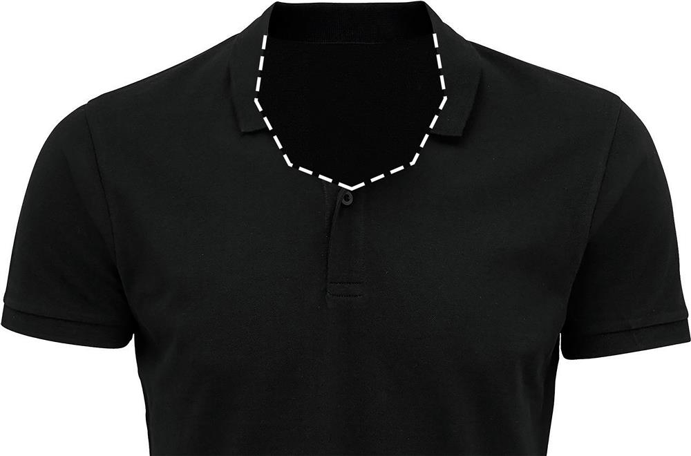 Polo homme coton bio 170 g/m² personnalisé PLANET MEN, intérieur