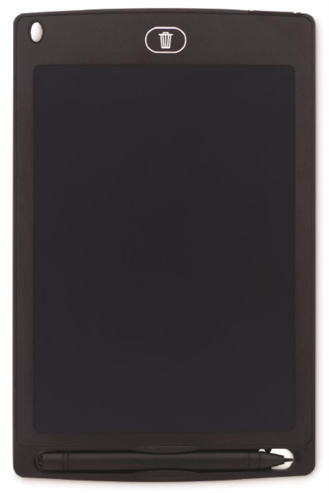 Tablette d'écriture LCD 8,5 pouces personnalisée BLACKLET, dessus droite