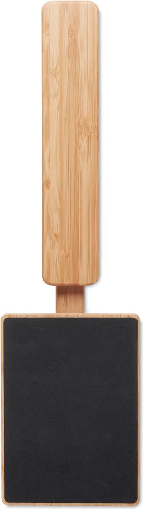 Lampe LED bambou chargeur 10 W personnalisée NEAT LIGHT, dessus