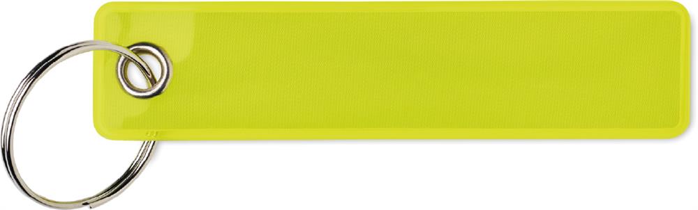 Porte-clés réfléchissant PVC personnalisé KEYFLECT, côté 2