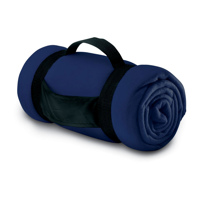 Couverture polaire 180 g/m² personnalisée STAVENGER, Bleu