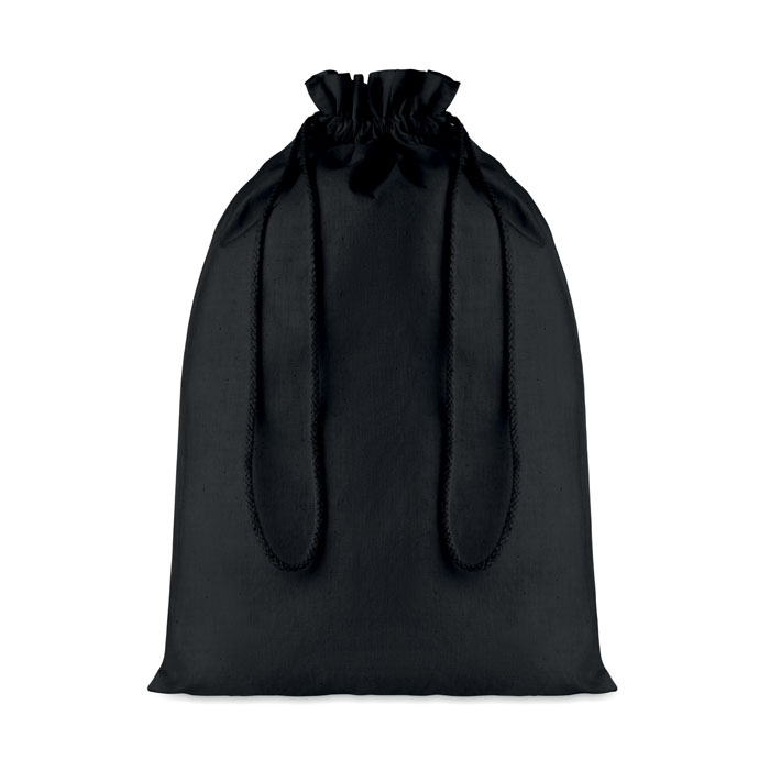 Sac cadeau coton noir personnalisé TASKE LARGE