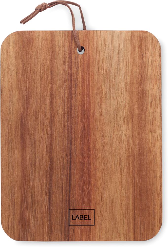 Planche à découper acacia personnalisée SERVIRO, côté 2