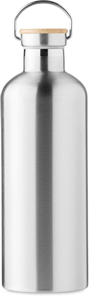 Gourde isotherme 1,5 L bambou personnalisée HELSINKI EXTRA, dos