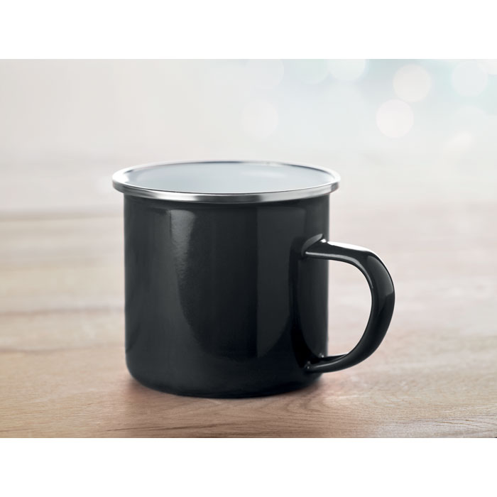 Mug métal émaillé 350 ml personnalisé PLATEADO