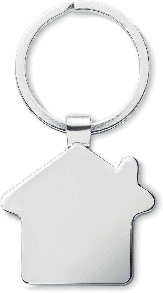 Porte-clés maison métal et bambou personnalisé BURNIE, dos