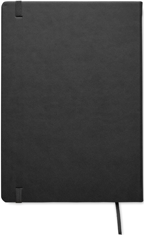Carnet A5 papier recyclé 80 g/m² personnalisé OURS, dos (impression numérique)