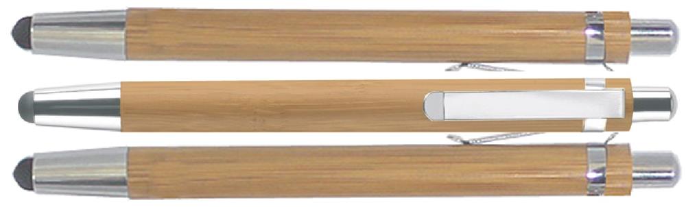 Parure stylo et porte-mine bambou personnalisée BAMBOOSET, tour complet stylo
