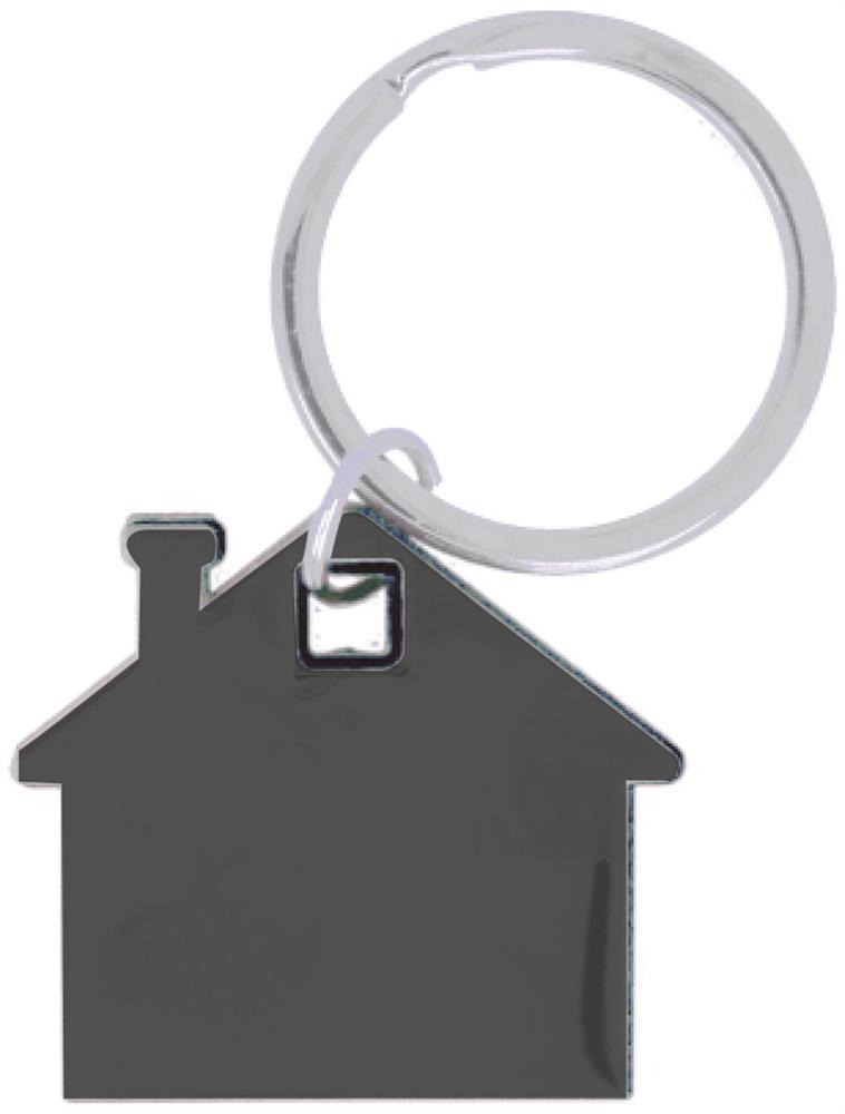 Porte-clés maison inox personnalisé IMBA, dos