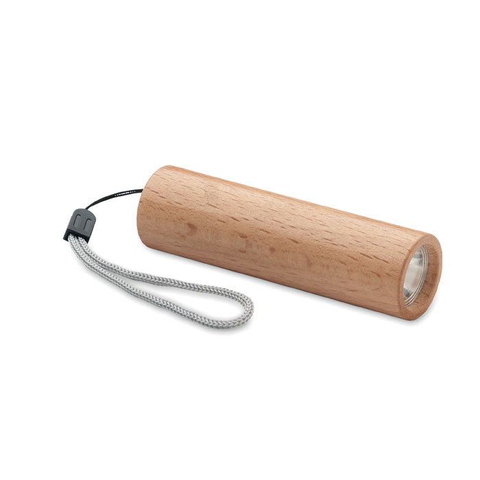 Lampe torche bois rechargeable personnalisée LITE, Bois