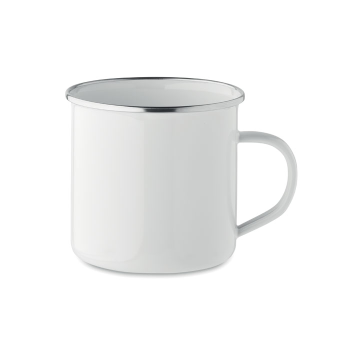Mug émaillé métal 500 ml personnalisé PLATEADO L