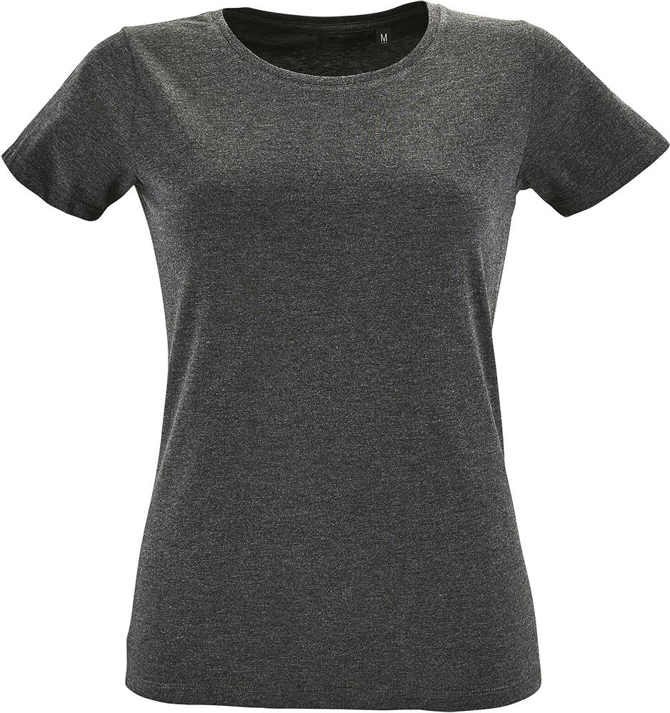 Tee-shirt ajusté 150 g/m² personnalisé REGENT FIT WOMEN, côté cœur