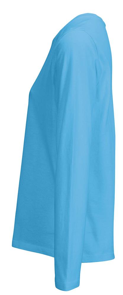 Tee-shirt femme manches longues personnalisé MONARCH WOMEN, manche gauche
