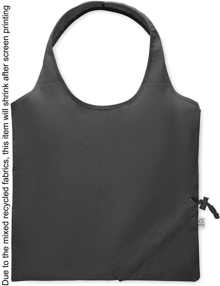 Sac shopping pliable 140 g/m² personnalisé CARRIE COLOUR, devant