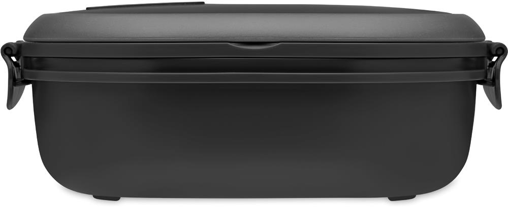 Lunch box PP 750 ml micro-ondes personnalisée LUX LUNCH, côté gauche