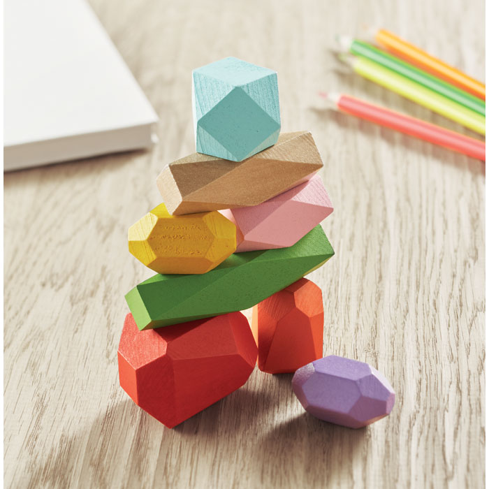 Jeu d'empilage en bois personnalisé DOLMEN