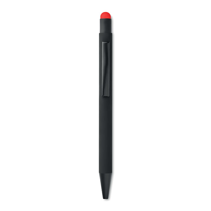 Stylo stylet aluminium recyclé personnalisé NEGRITO