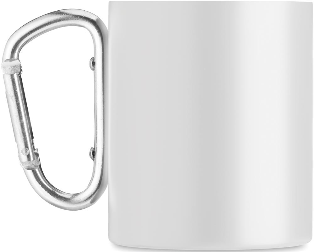 Mug inox double paroi 300 ml personnalisé AROM, gauche