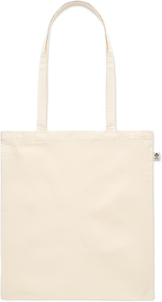 Tote bag coton bio 180 g/m² personnalisé NUORO, surface de marquage