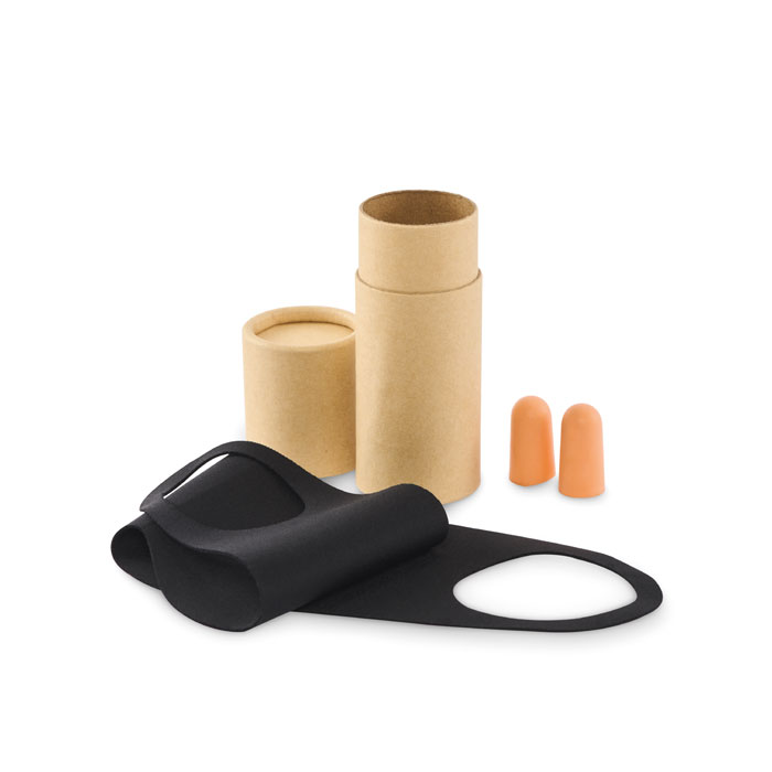 Kit de voyage masque et bouchons personnalisé MASKSET