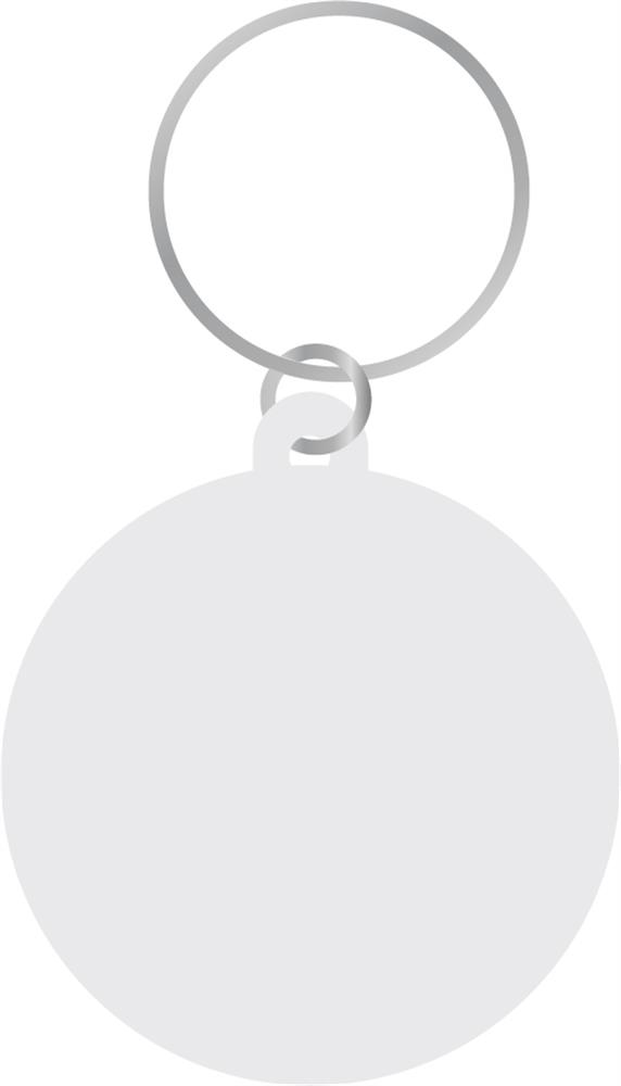 Porte-clés badge rond 4,4 cm personnalisé PIN KEY, insert