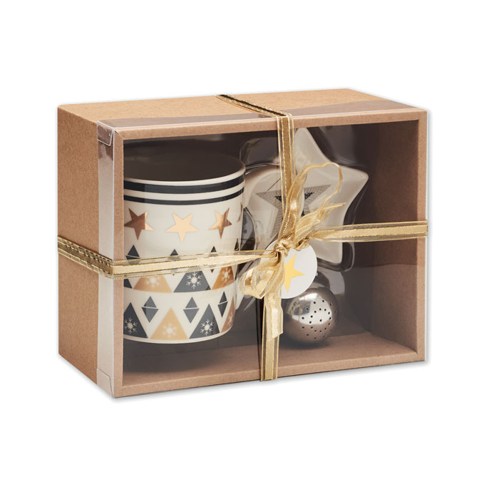 Coffret tasse à thé et infuseur personnalisé UNIQUE