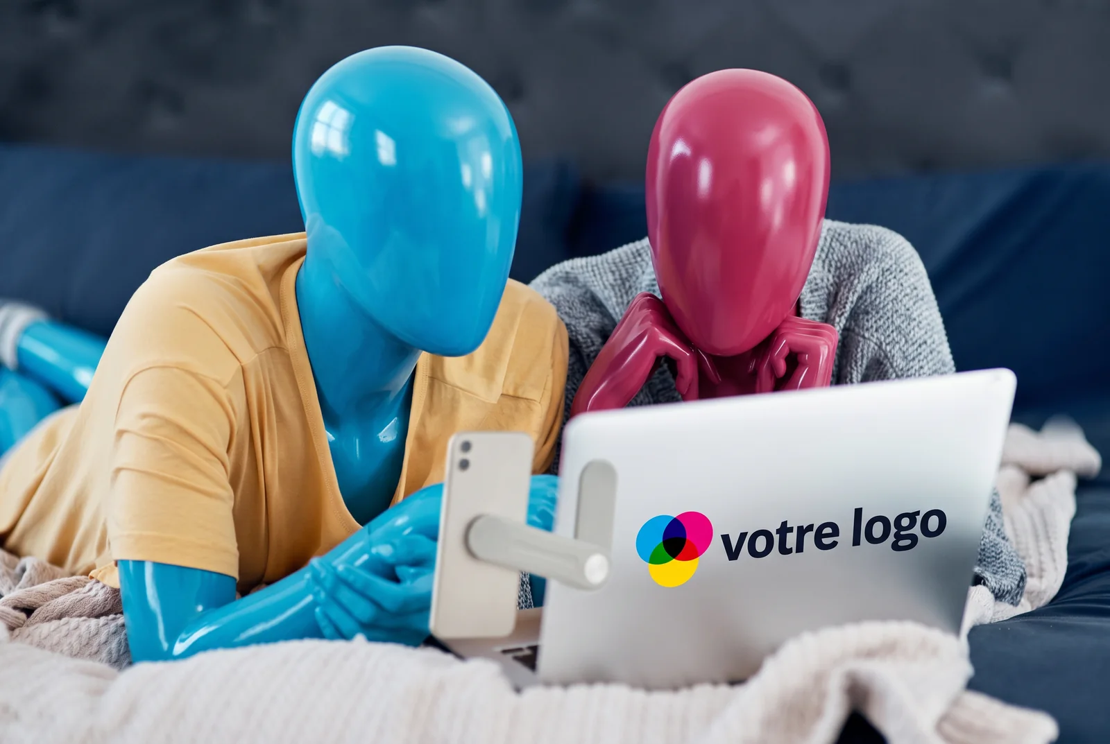 Support téléphone magnétique ABS personnalisé GADA