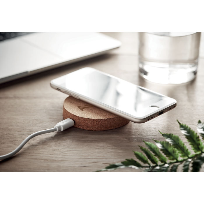 Chargeur sans fil liège 10 W personnalisé KOKE