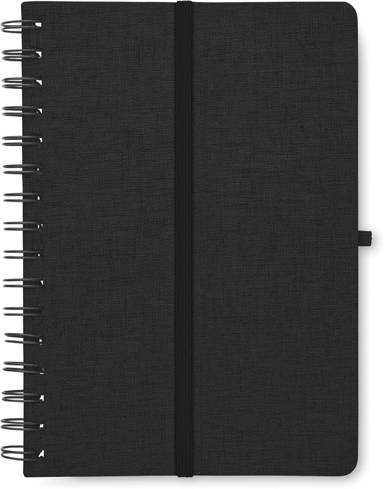 Carnet A5 RPET support de téléphone personnalisé STRATA, devant