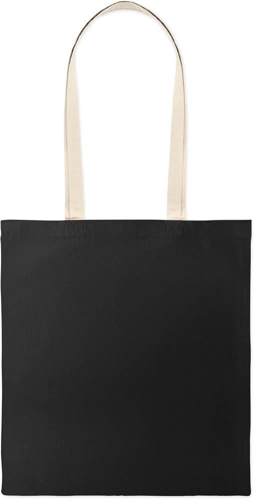 Tote bag coton 140 g/m² couleur personnalisé ZEVRA COLOUR, devant (transfert numérique)