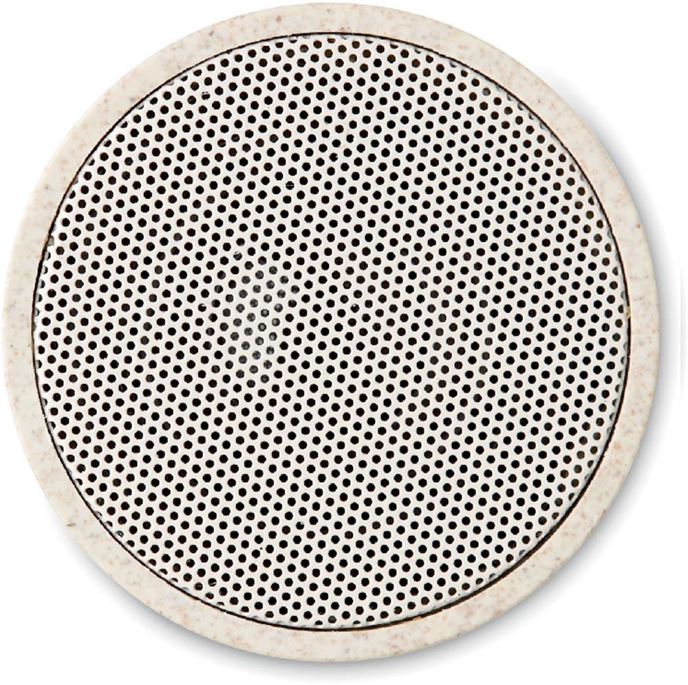 Enceinte paille de blé 3 W personnalisée ROUND BASS+, dessus