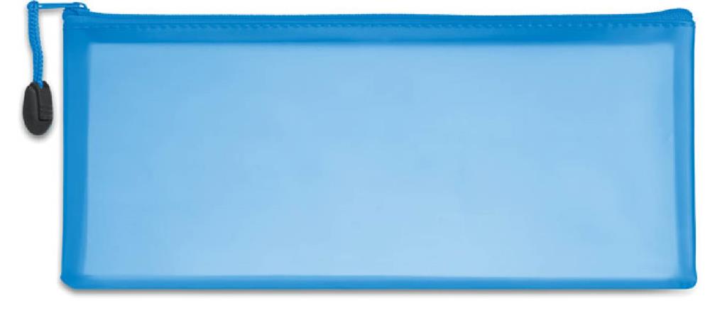 Trousse PVC bleue personnalisée GRAN, devant